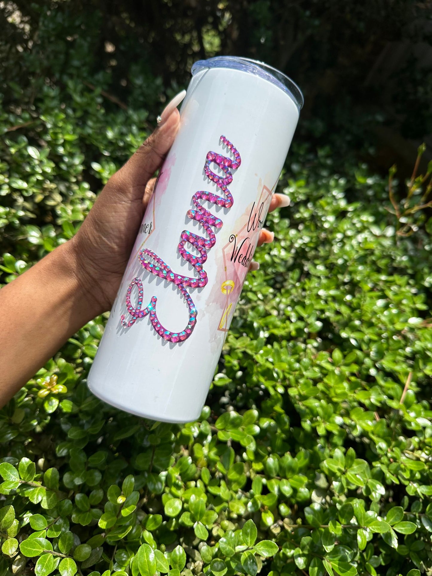Wedding Planner Personalized 20oz Stainless Steel Tumbler with Custom Name
