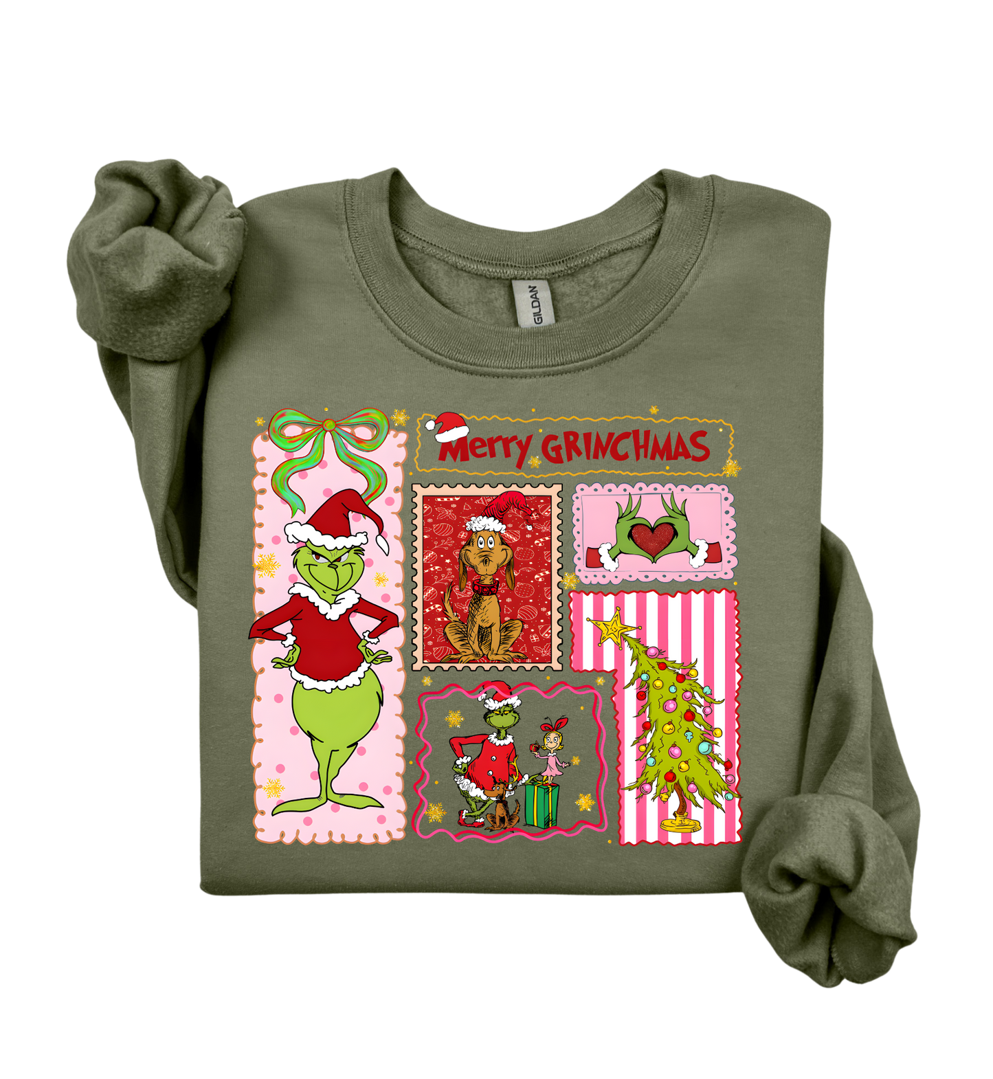 Grinch and Max Christmas Sweatshirt | Cozy Holiday Crewneck